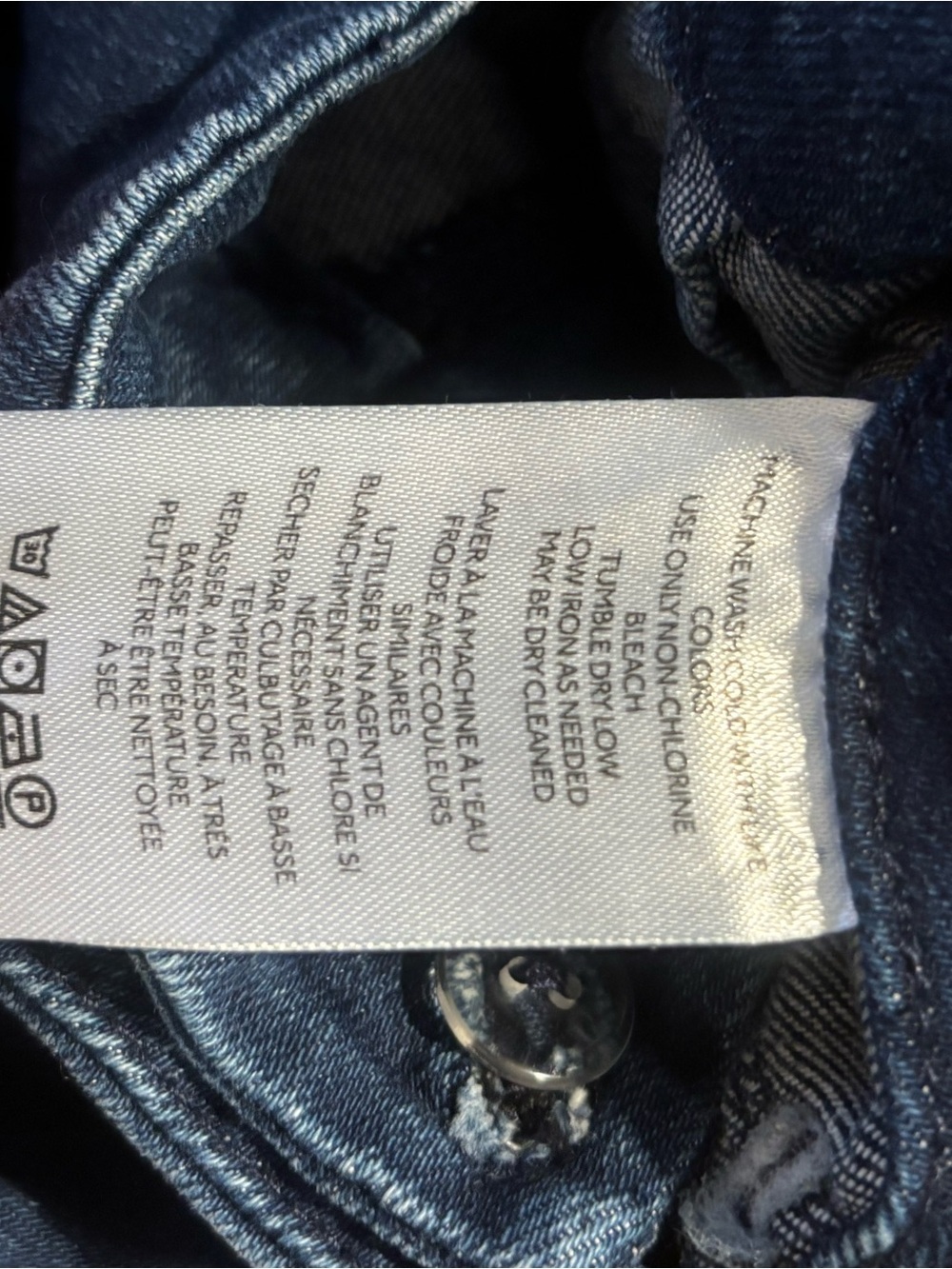 Maeve Colette Wide Leg Dark Denim Pants - Picture 4 of 5